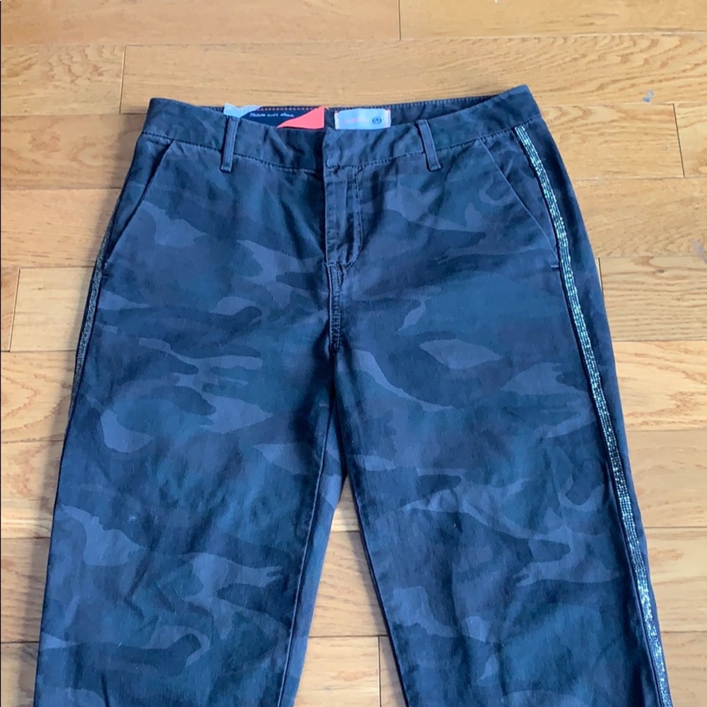 Sundry camo pants w rhinestone detail